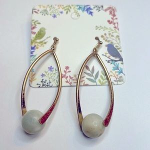 Urbanista Beaded Natural Stone Earrings (F58)